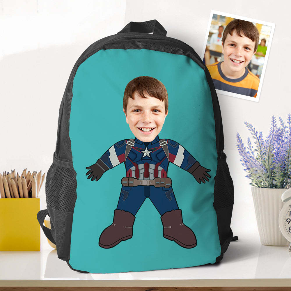 customizable minime backpacks back to school gifts for kids boys super captain american gifts