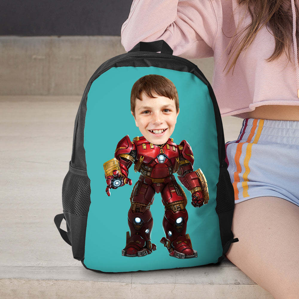 customizable hulkbuster armor minime backpacks back to school gifts for kids boys gifts