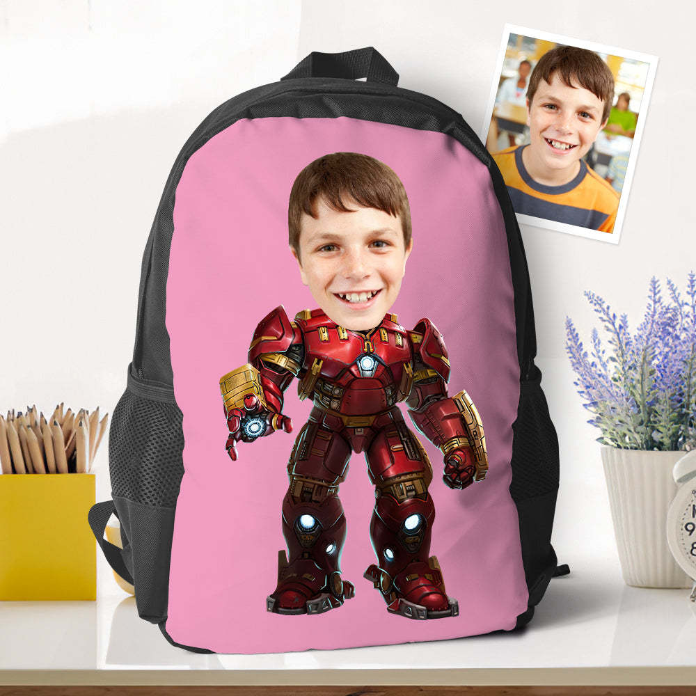 customizable hulkbuster armor minime backpacks back to school gifts for kids boys gifts