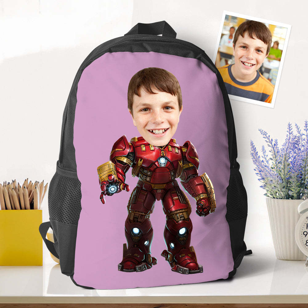 customizable hulkbuster armor minime backpacks back to school gifts for kids boys gifts