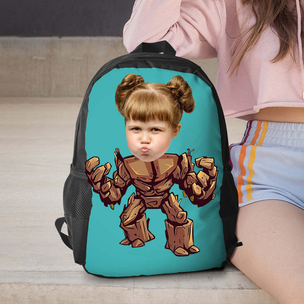 personalized groot minime photo backpack back to school gifts for kids boys