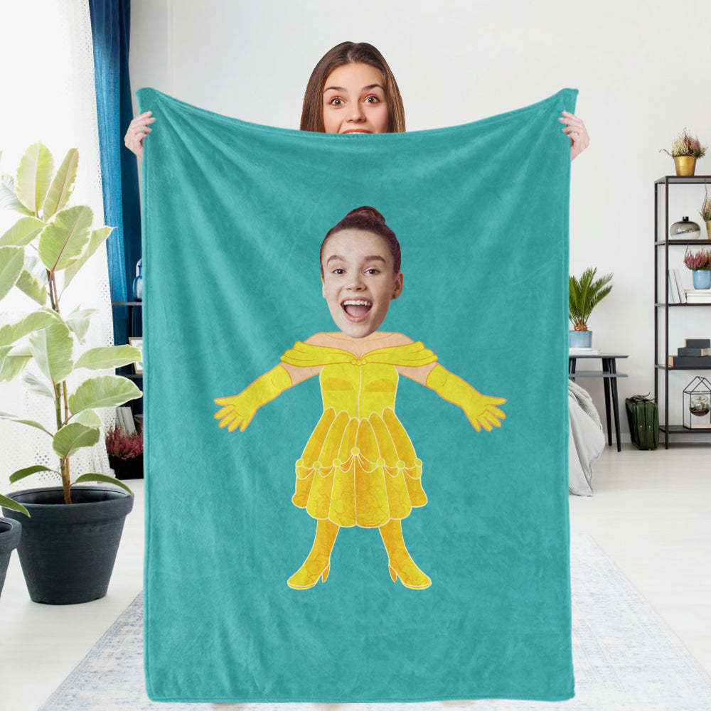 Custom Photo Blanket Unique Belle Gifts Personalized Photo Gifts Unique Customized Gifts - mysiliconefoodbag