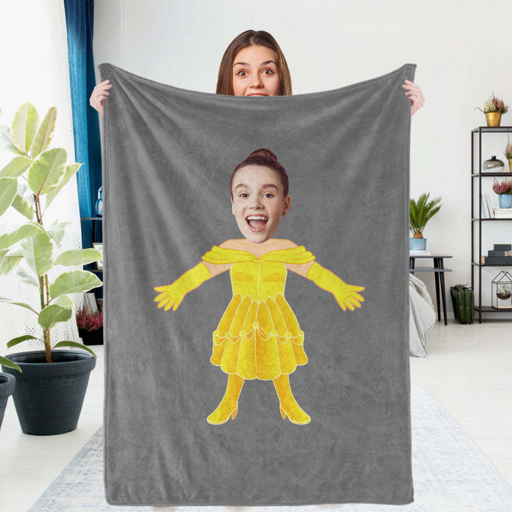Custom Photo Blanket Unique Belle Gifts Personalized Photo Gifts Unique Customized Gifts - mysiliconefoodbag