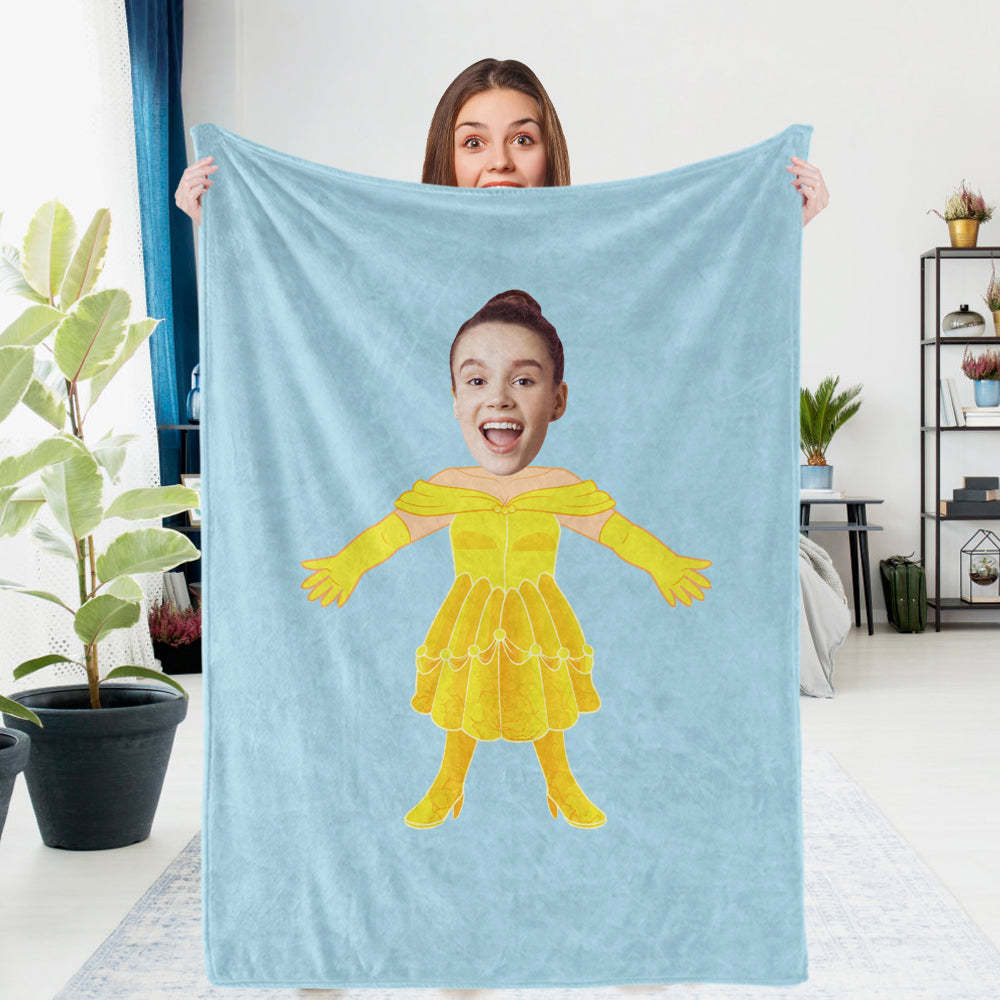 Custom Photo Blanket Unique Belle Gifts Personalized Photo Gifts Unique Customized Gifts - mysiliconefoodbag