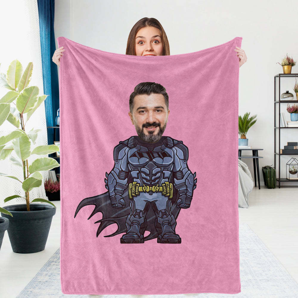 Custom Photo Blanket Custom Supergirl Gifts Personalized Photo Gifts for Daughter - mysiliconefoodbag