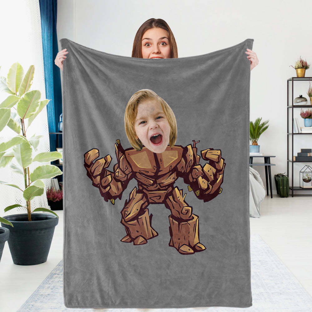 Custom Photo Blanket Groot Personalized Photo Gifts Unique Customized Gifts - mysiliconefoodbag