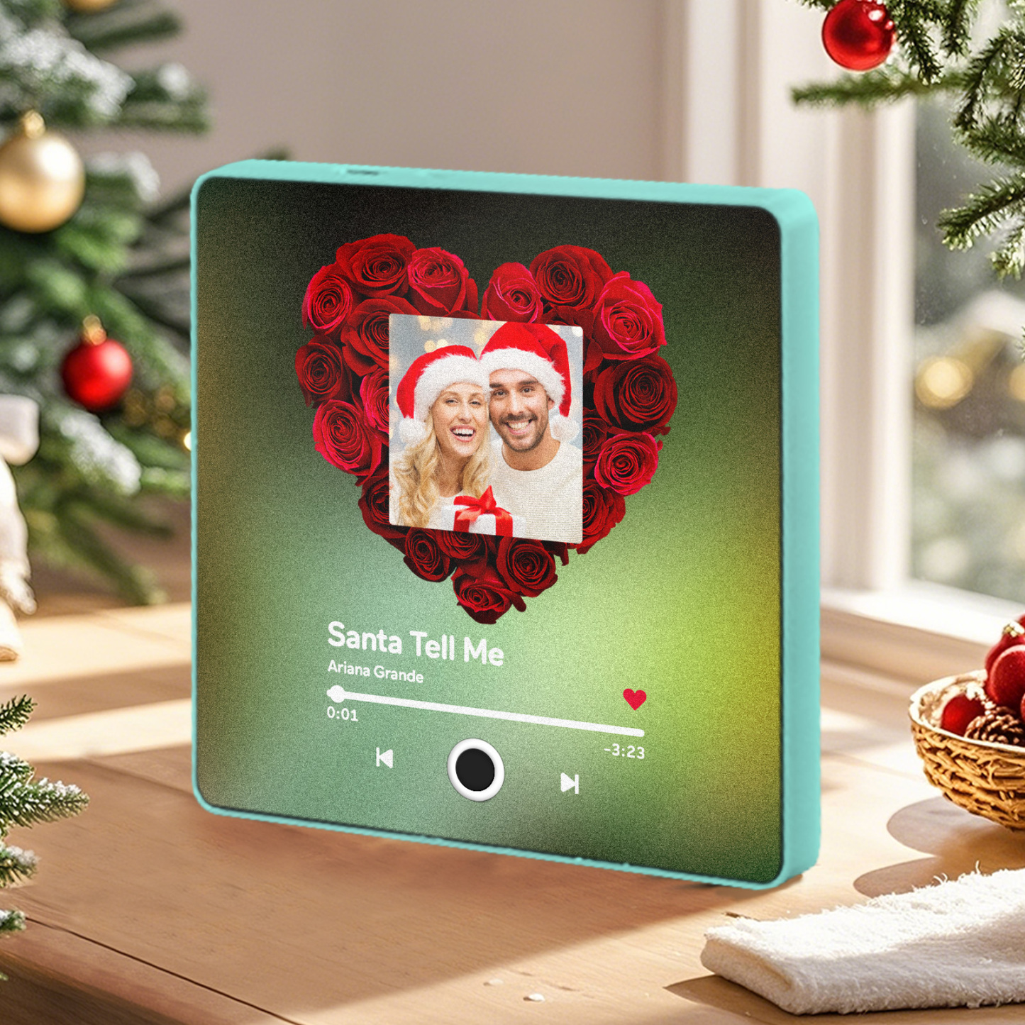 Personalized Music Fridge Magnet Customized Album Fridge Magnet Can Play Songs Christmas Gift