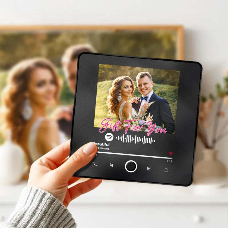 Personalized Photo Album Fridge Magnet Music Wall Photo Sticker Music Movement That Can Be Played Without Cell Phone Music Fridge Magnet Pro Can Play Songs - mysiliconefoodbag