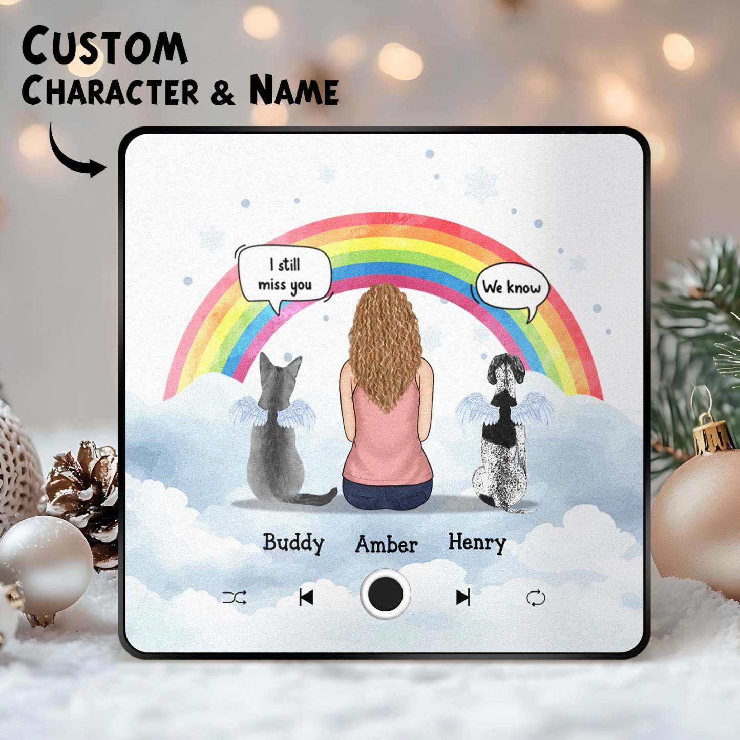 Custom Album Music Fridge Magnet Photo Personalized Phone Music Fridge Magnet Pro Custom Character and Name Fridge Magnet I Still Miss You - mysiliconefoodbag