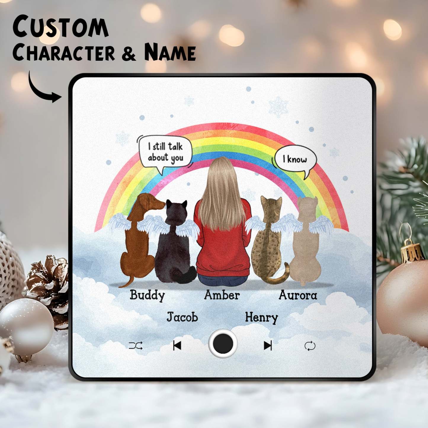 Custom Album Music Fridge Magnet Photo Personalized Phone Music Fridge Magnet Pro Custom Character and Name Fridge Magnet I Still Miss You - mysiliconefoodbag