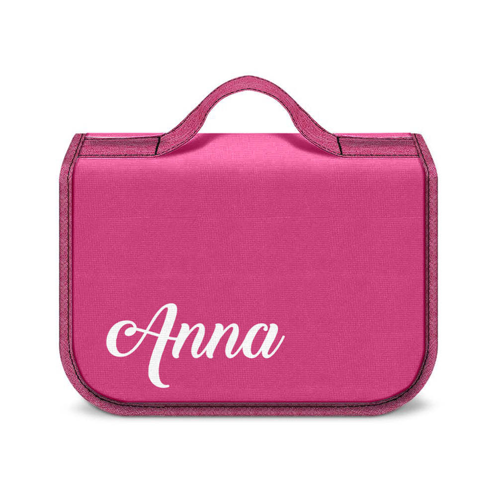 Custom Hanging Toiletry Bag Personalized Cosmetic Makeup Travel Organizer for Men and Women - mysiliconefoodbag