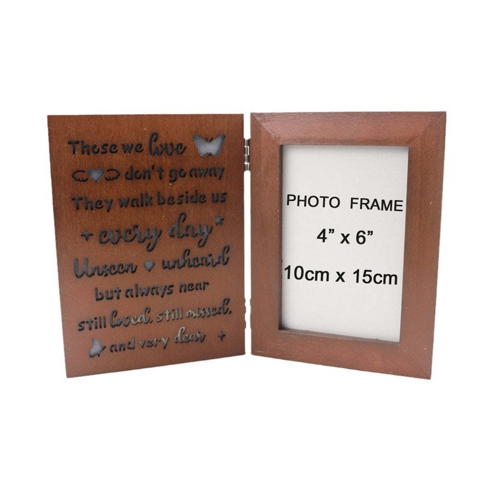 Personalized Photo Frame with Lights Gift for Father Mother Lover - mysiliconefoodbag