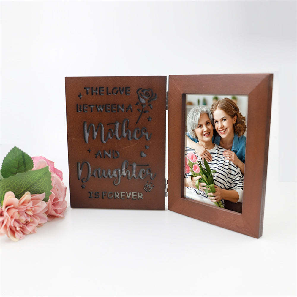 Personalized Photo Frame with Lights Gift for Father Mother Lover - mysiliconefoodbag