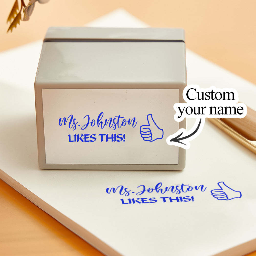 Personalized Teacher Stamp Classroom Teacher Stamp Gifts for Teachers - mysiliconefoodbag