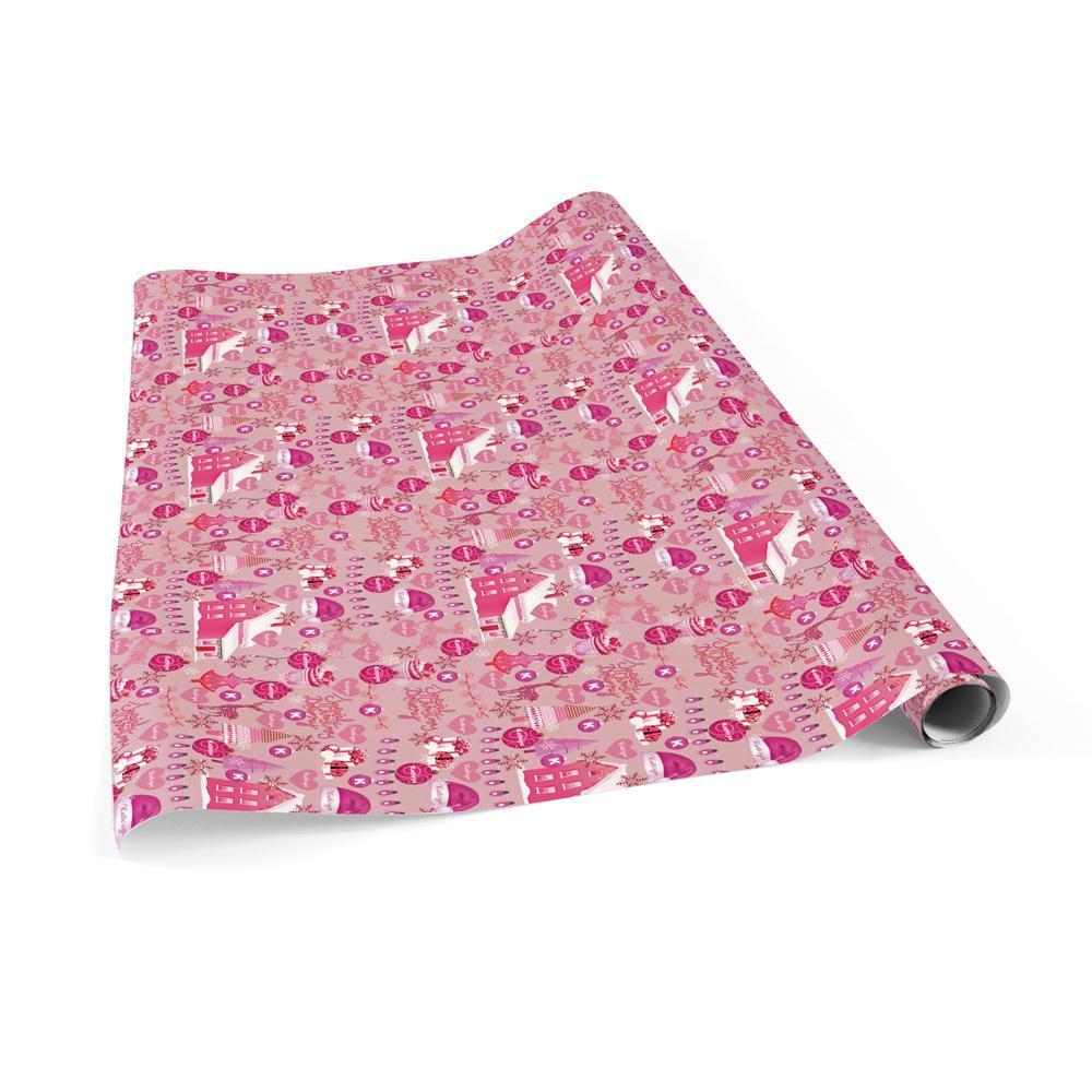 Custom Name & Initials Birthday Gift Wrapping Paper