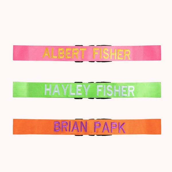 Personalized Name Embroidery Luggage Strap Suitcase Safe Luggage Belt Gifts for Friend - mysiliconefoodbag