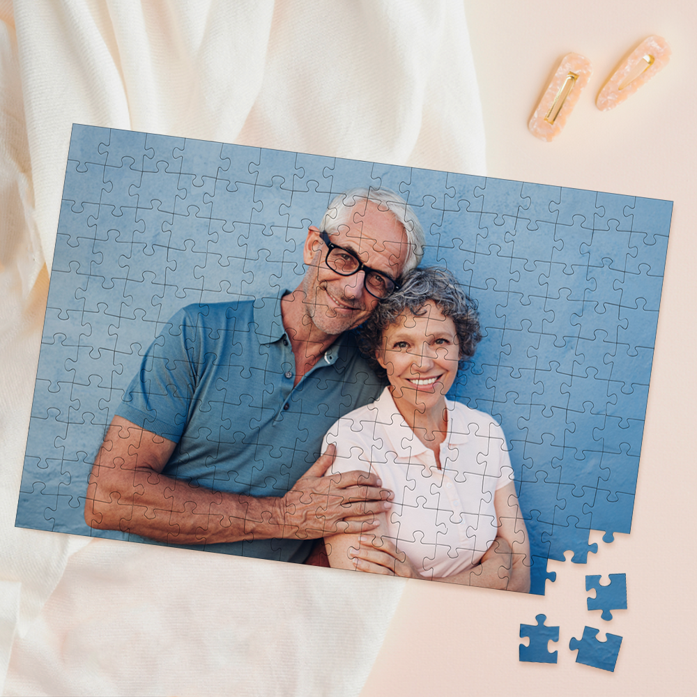 Custom Photo Jigsaw Puzzle 35-1000 Pieces For Grandparents - mysiliconefoodbag