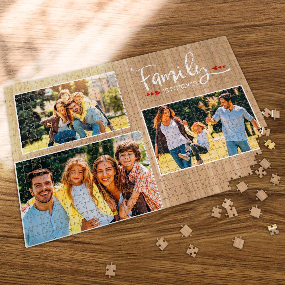 Collage Photo To Puzzle 35-1000 Piece Name Jigsaw Gifts for Dad - mysiliconefoodbag