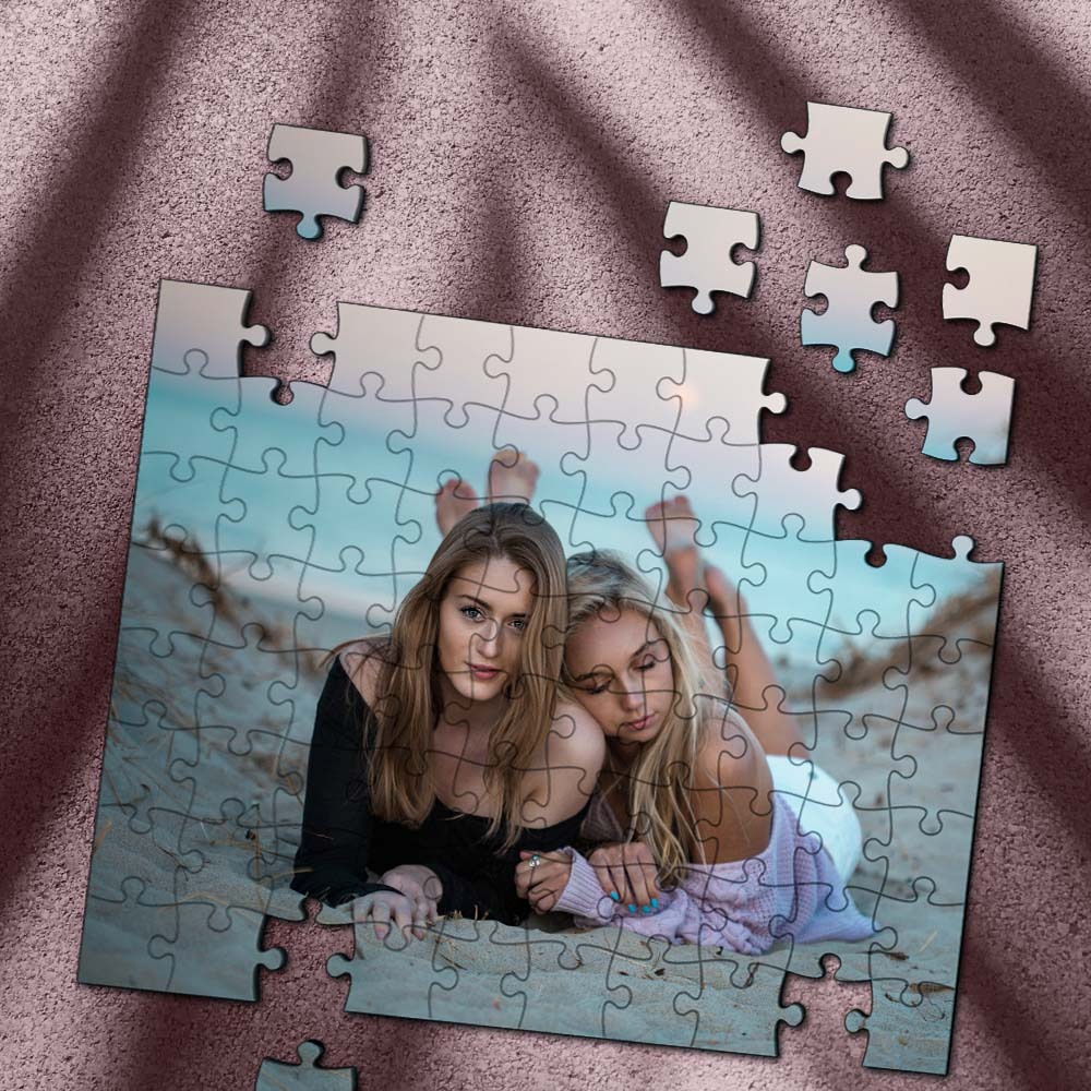 Gifts for Family Custom Love Photo Puzzle Name Jigsaw 35-1000 Piece - mysiliconefoodbag