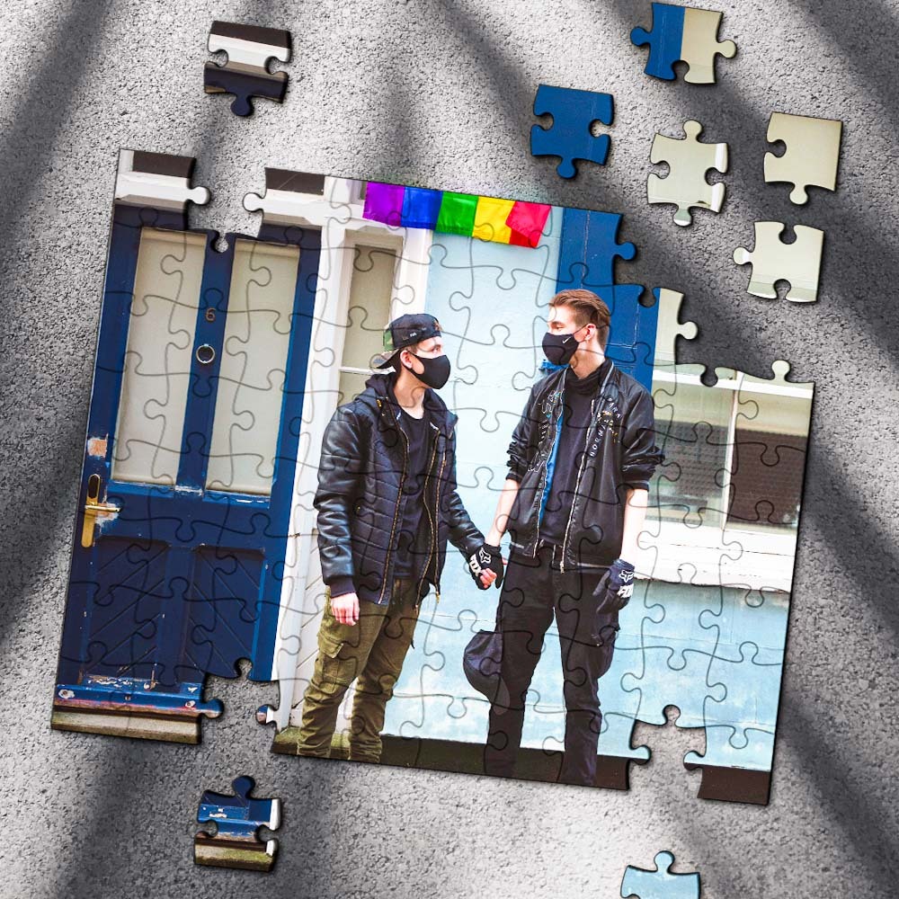 Custom Gifts for Him Personalized Jigsaw Puzzle from Photo 35-1000 Pieces - mysiliconefoodbag
