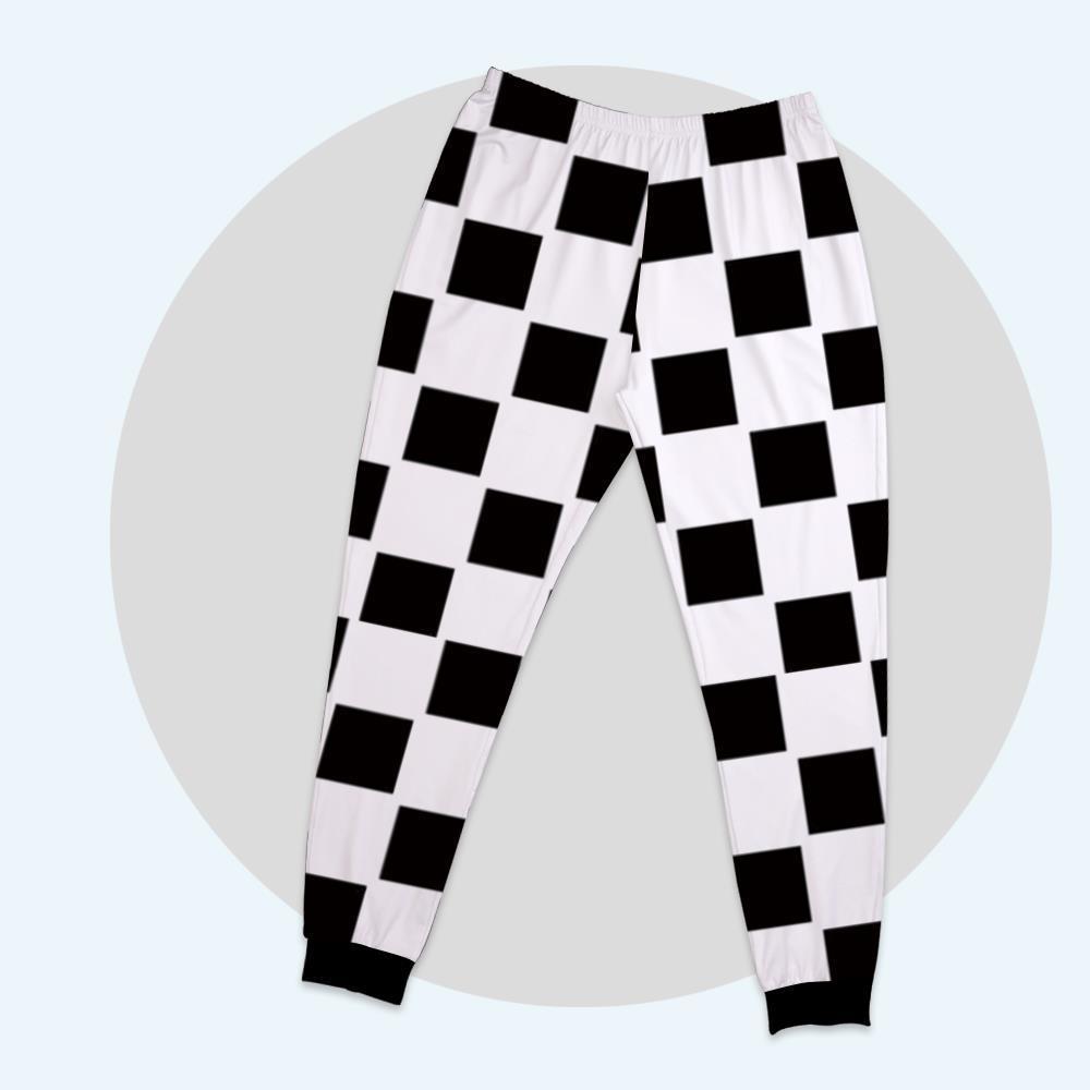 Family Basic Pajama Pants With Chess Board - mysiliconefoodbag