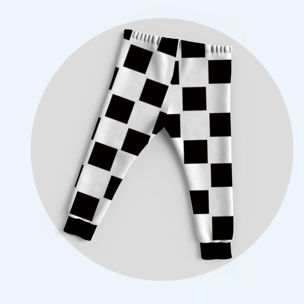 Family Basic Pajama Pants With Chess Board - mysiliconefoodbag