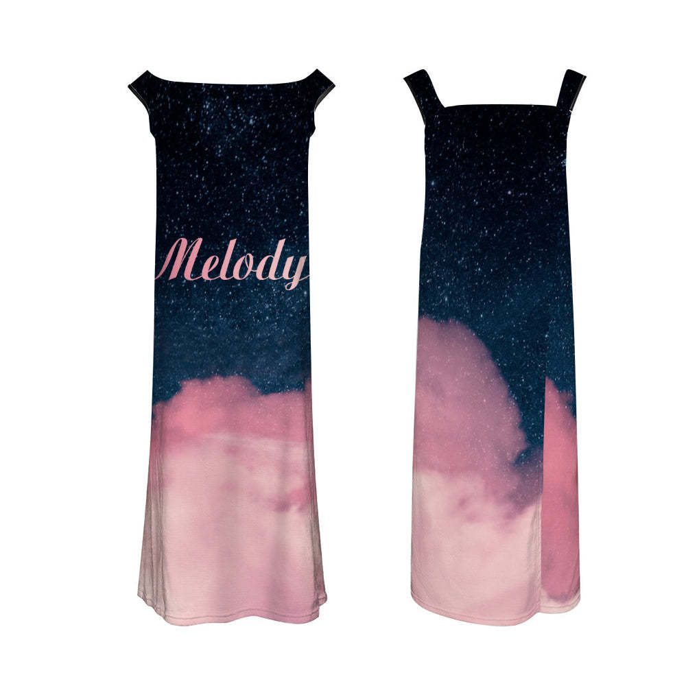 Custom Wrap Towel Dress Pink Clouds Bathrobe Bath Towel Wrap - MyFaceTshirt