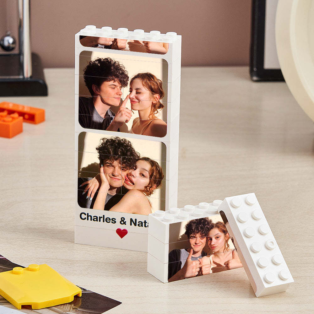 Personalized Photo Building Block Picture Brick Puzzle Gift for Lover - mysiliconefoodbag