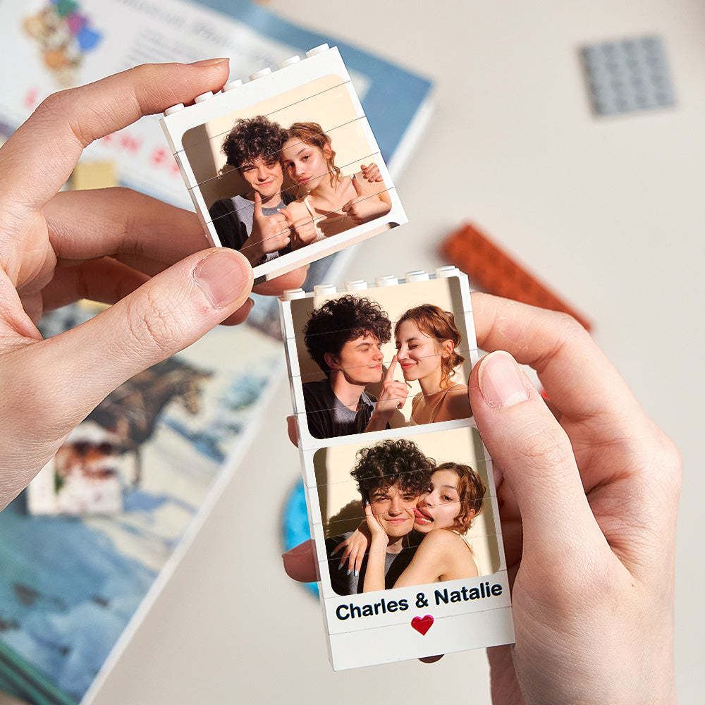 Personalized Photo Building Block Picture Brick Puzzle Gift for Lover - mysiliconefoodbag