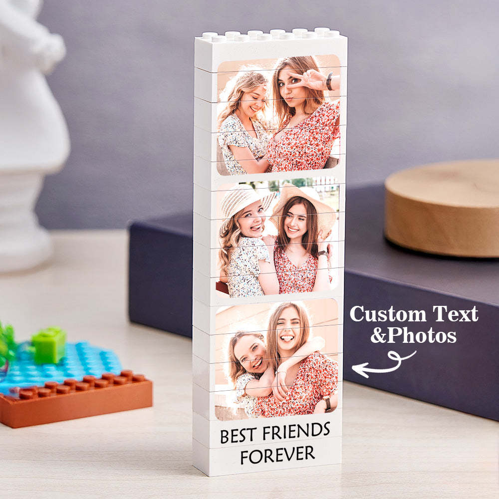 Personalized Photo Building Block Picture Brick Puzzle Gift for Best Friends - mysiliconefoodbag