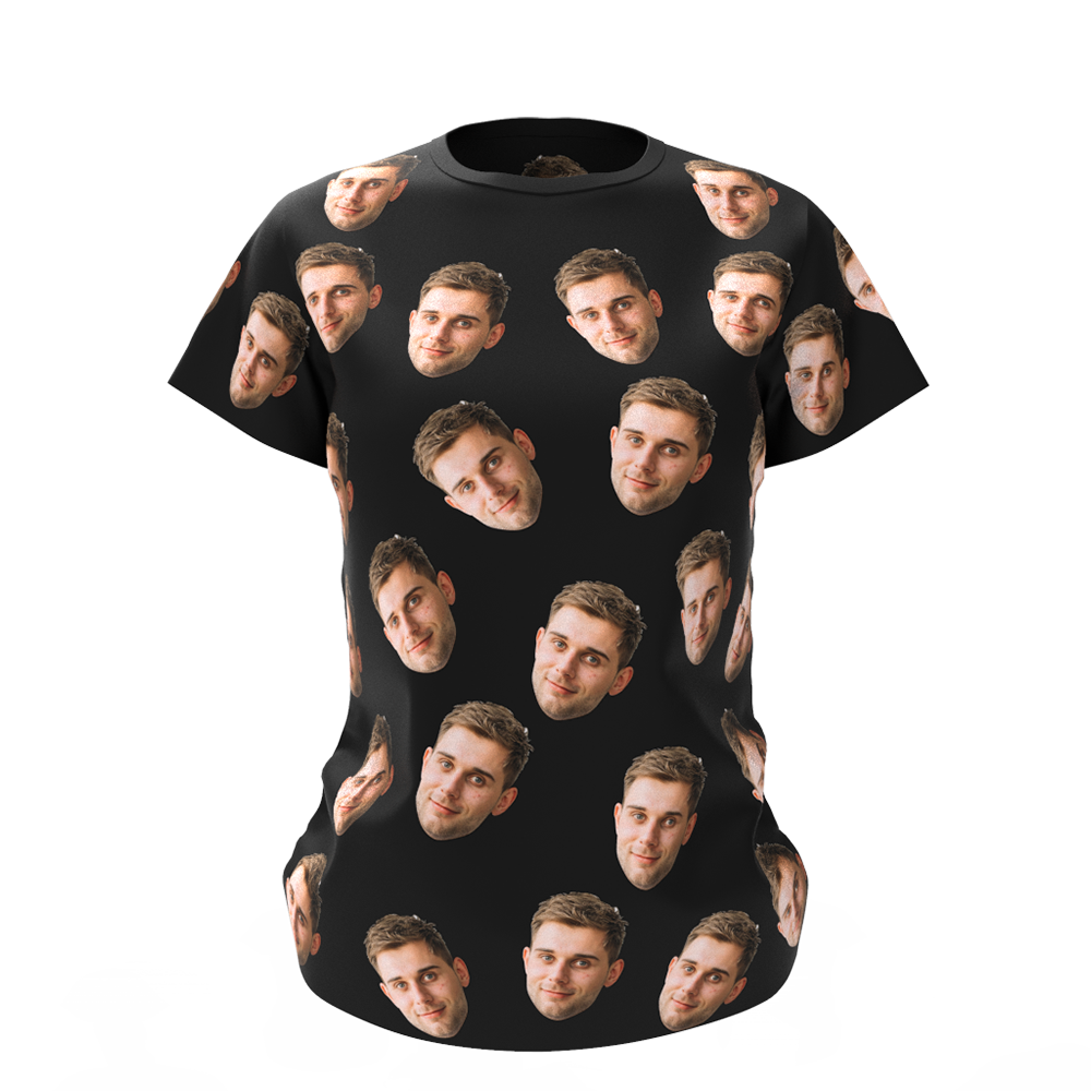 Custom My Face  All Over Print Women's T shirt