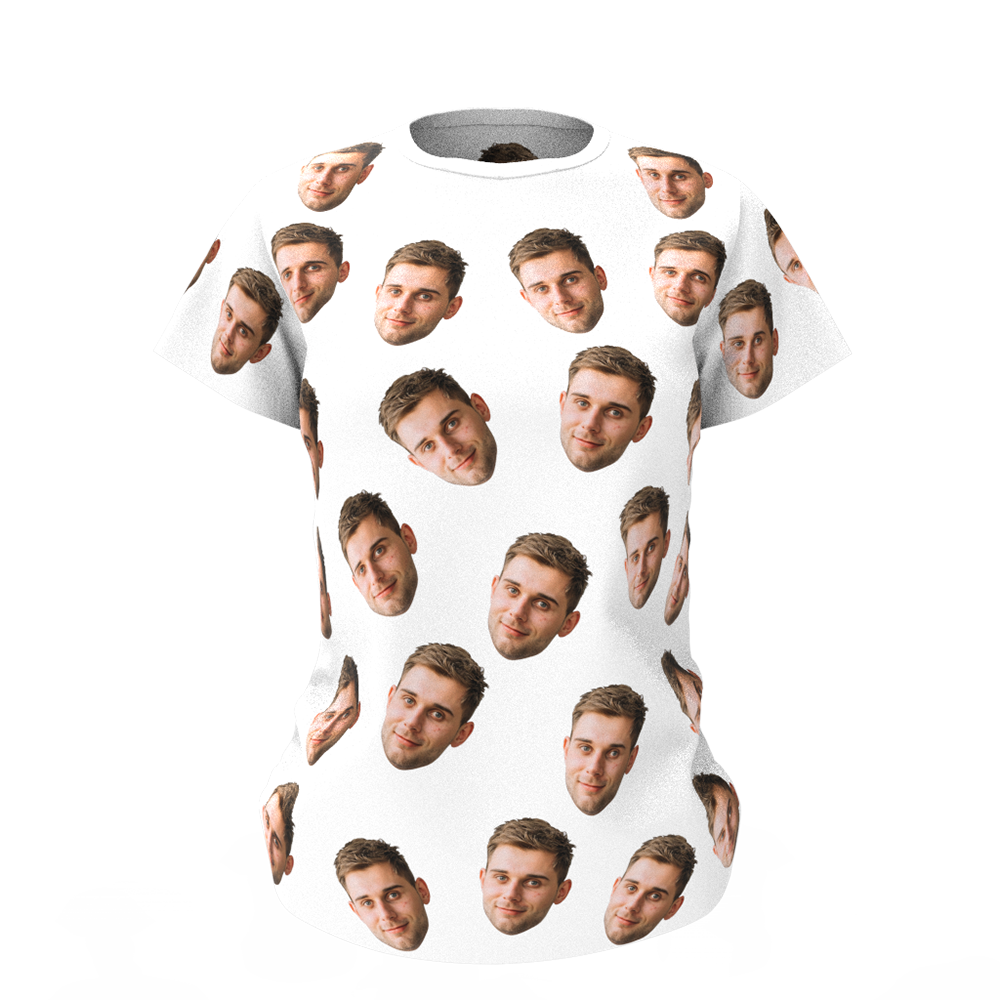 Custom My Face  All Over Print Women's T shirt