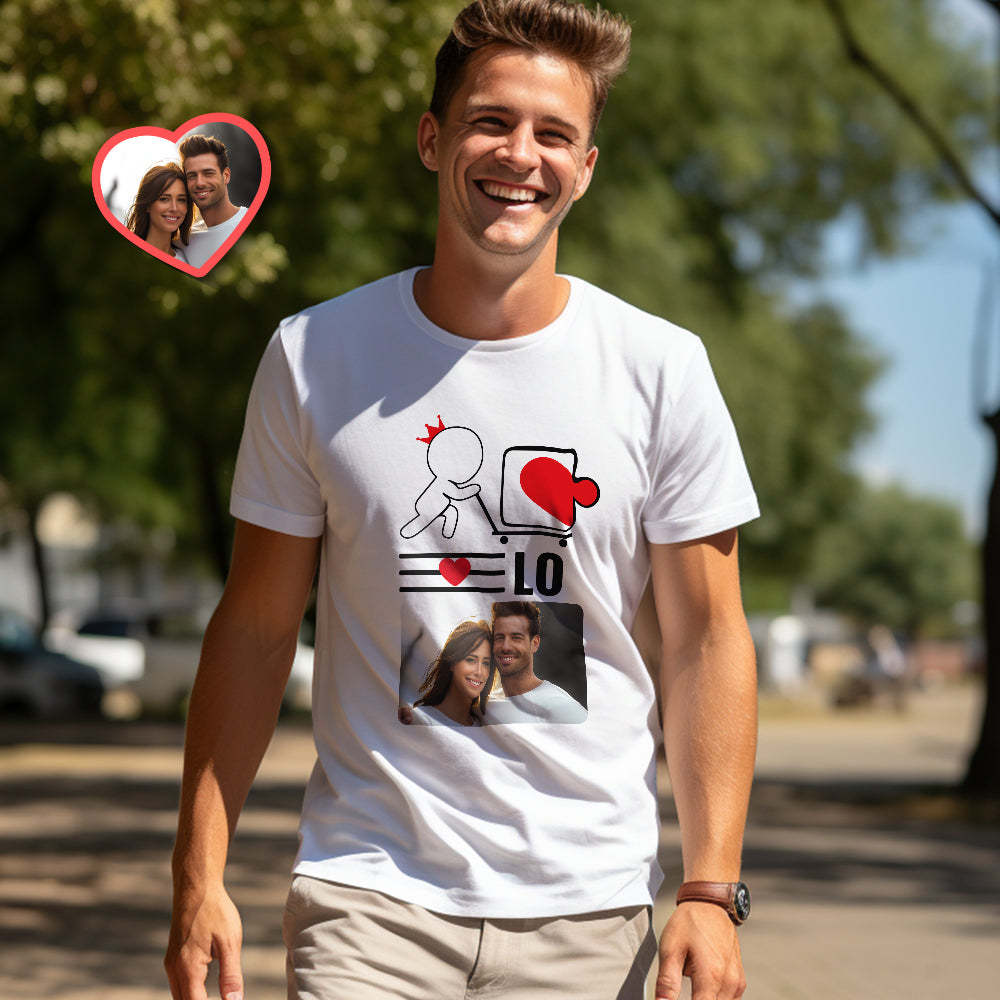 Custom Couple Matching T-shirts Love You Personalized Matching Couple Shirts Valentine's Day Gift