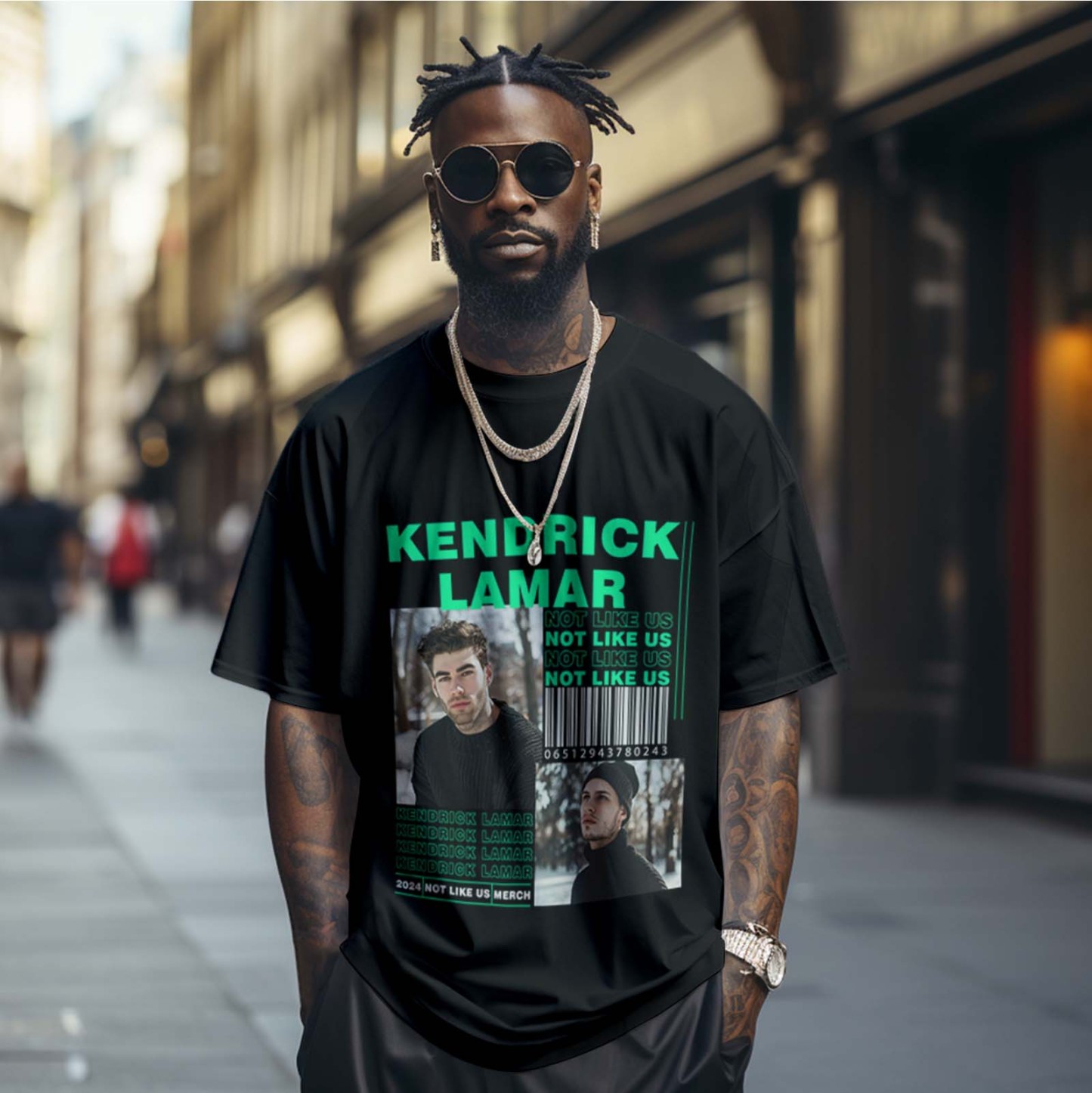 Custom Photo Vintage Tee Personalized Name T-shirt Rap Lover Star Gifts