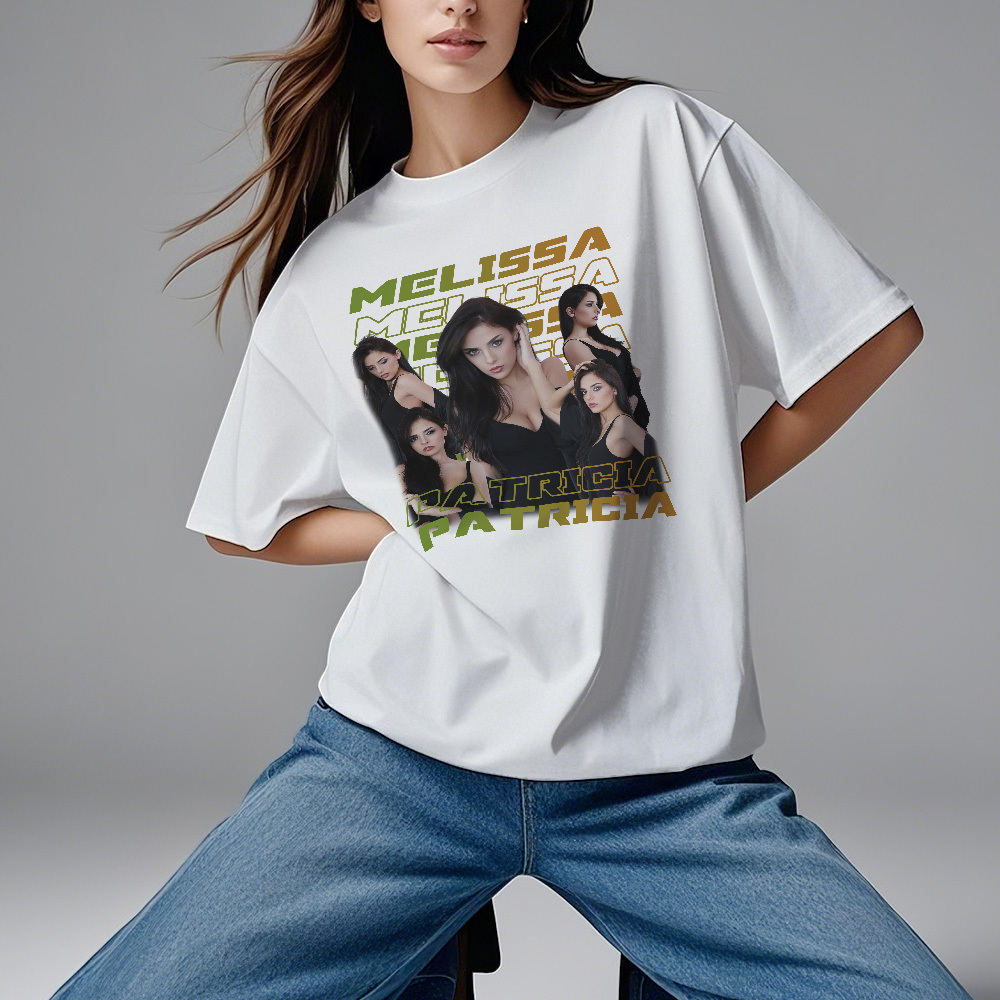 Custom Design Your Own Girlfriend Shirt for Boyfriend Personalized T-Shirts With Name Face Vintage Shirts