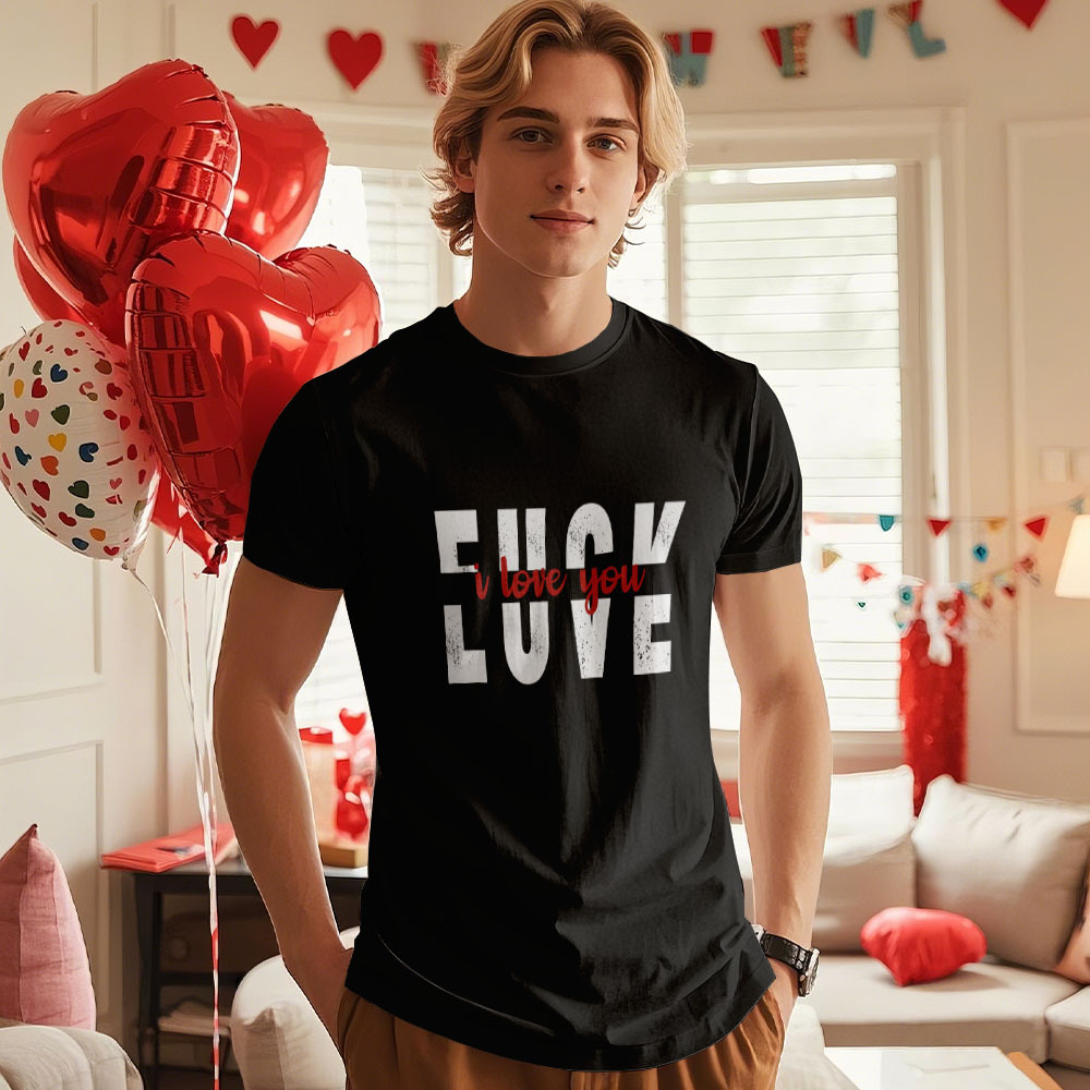 Custom Vintage Girlfriend Photo Tee for Him Unique Valentine's Day Gift for Couples - MyFaceTshirt