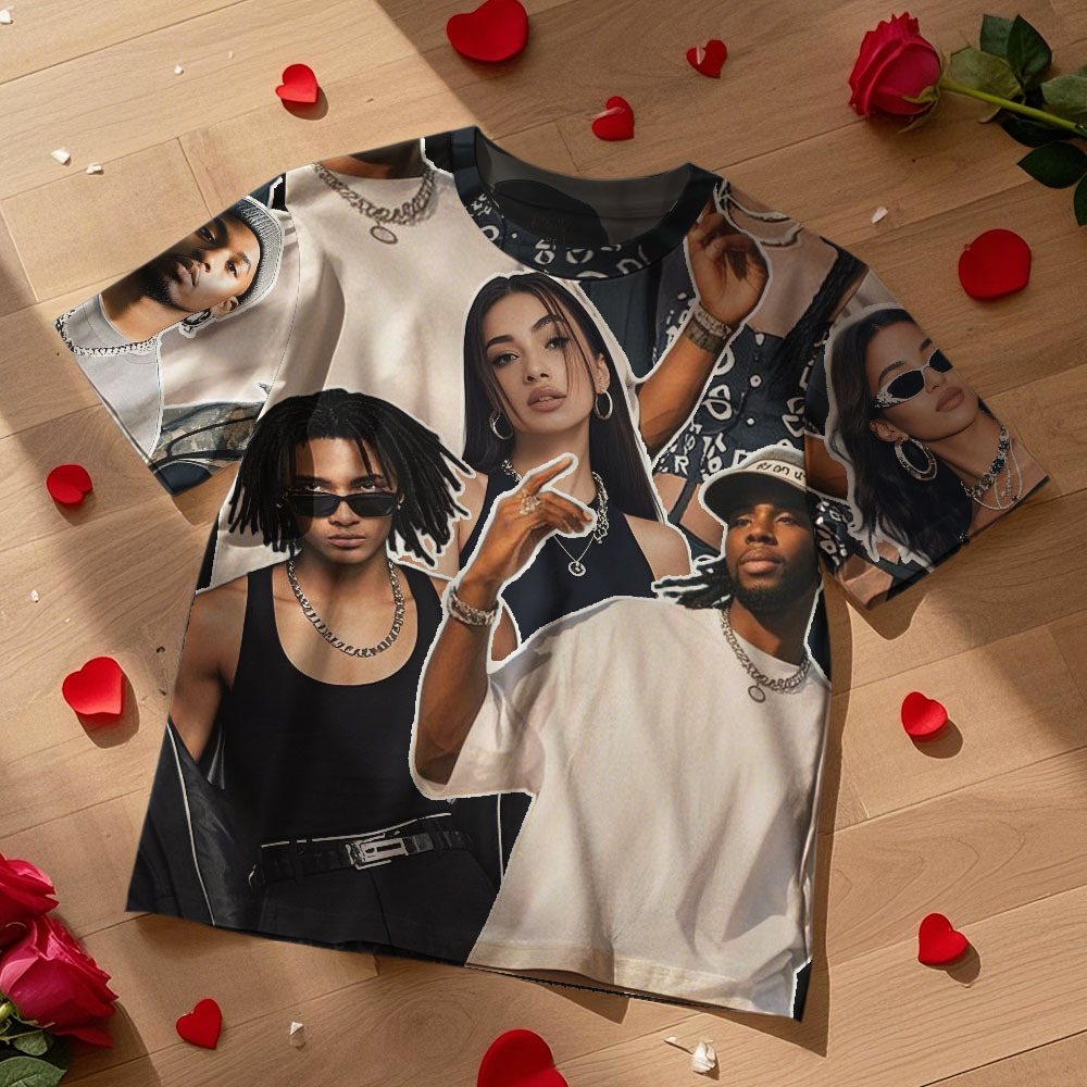 Custom Photos T-Shirt Personalized Vintage Photo T-Shirt