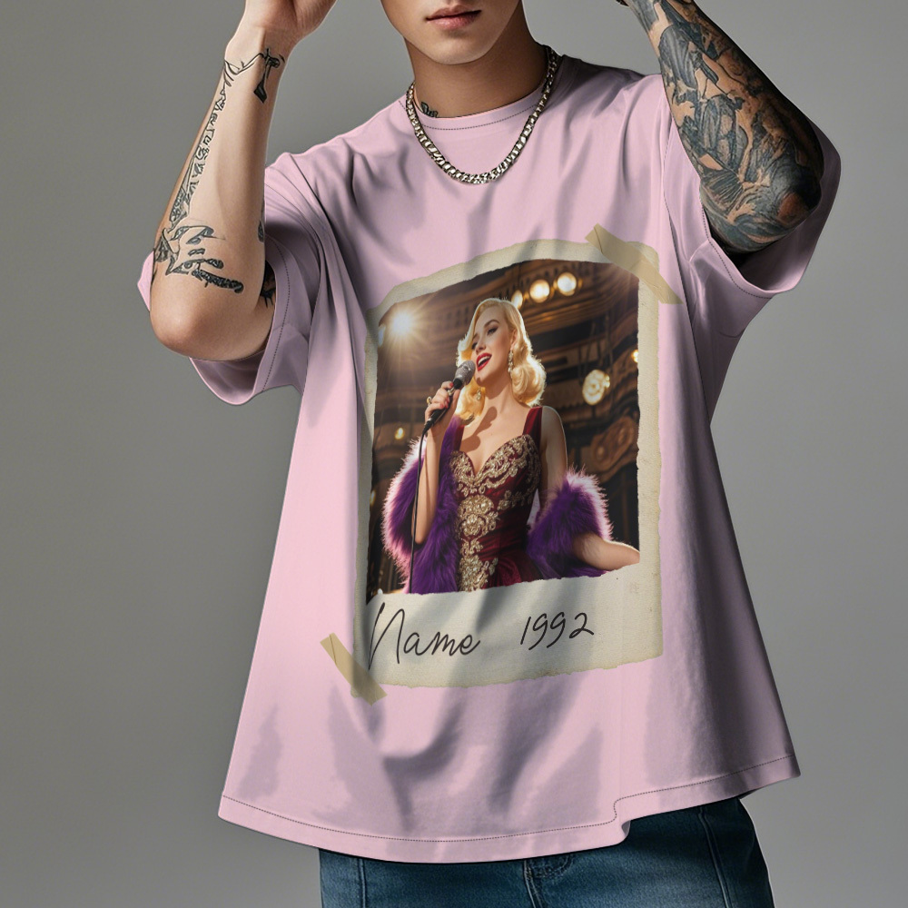 Custom Vintage Photo And Year Personalized 30th Birthday Gift Vintage 30th Birthday Party Vintage Est 1995 Shirt