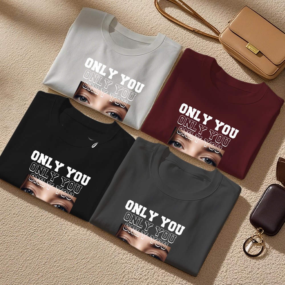 Custom Eyes Comfort Color Shirt, Custom Girlfriend Eyes T-Shirt, Only You Shirt, Custom Boyfriend Eyes Shirt, Valentine Eyes Tee, SFS874