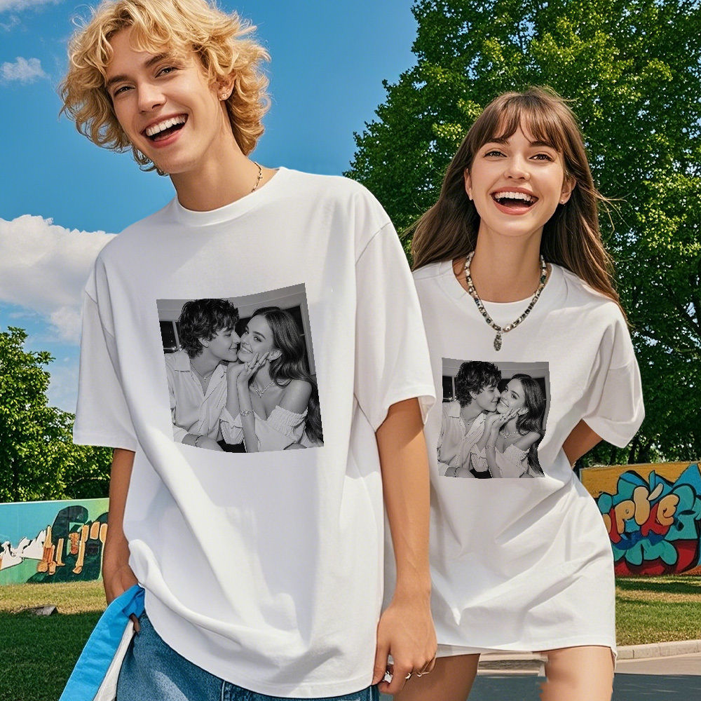 Custom 1-9 Photo Vintage Tee Shadow Shady Rap Star Retro Hip-Hop Legend Personalized Name T-shirt