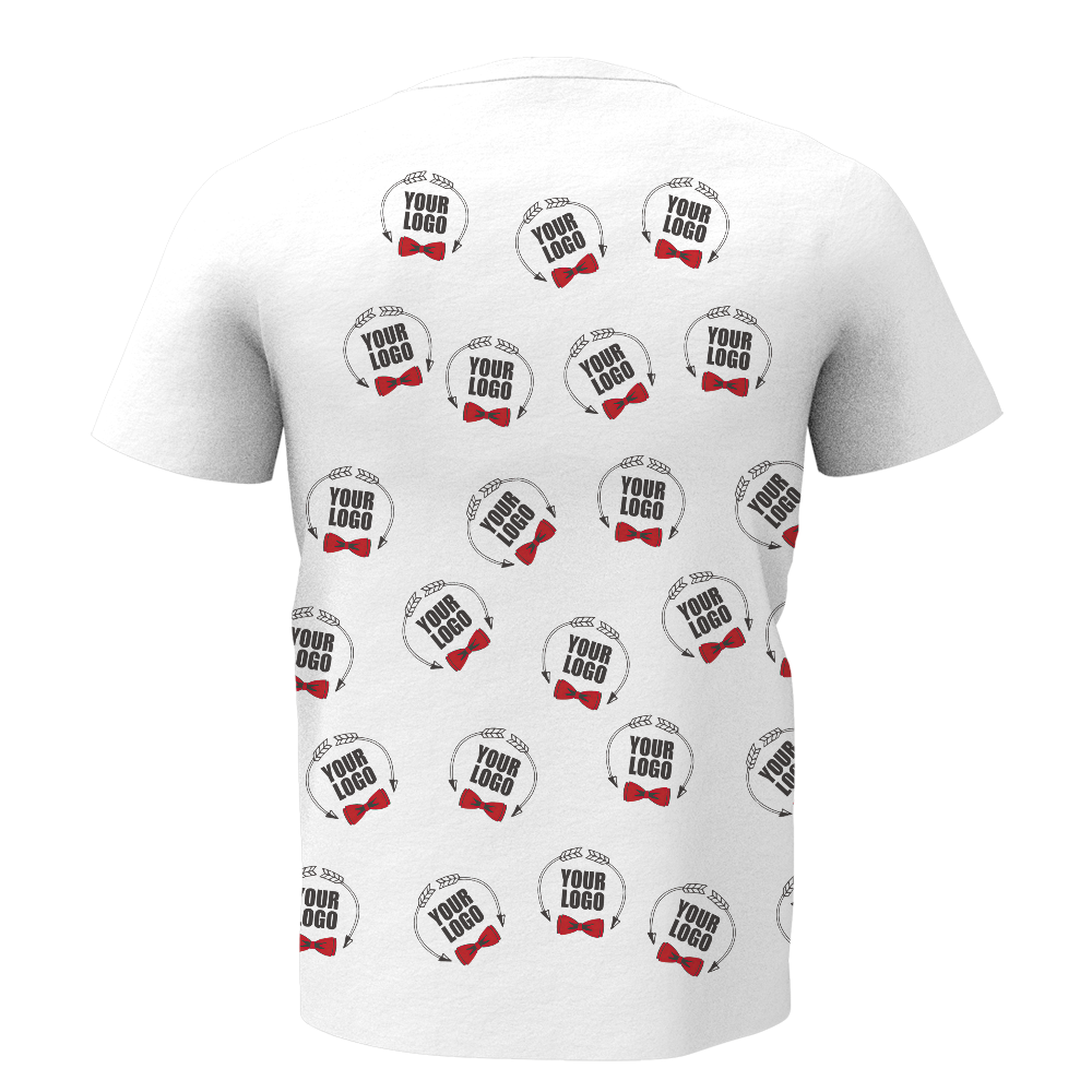 Custom Your Logo Shirt All Over Print Tee Personalized Men's T-shirt