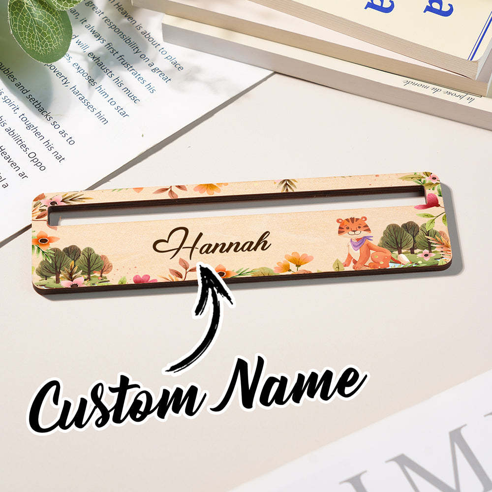 Personalized Name Reading Aid Custom Reading Aid Back To School Gift for Children - mysiliconefoodbag