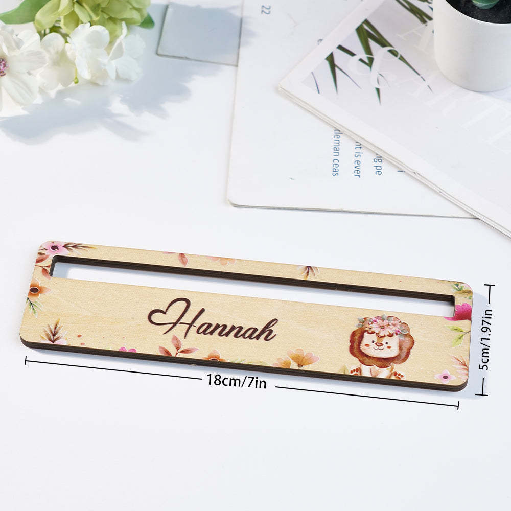 Personalized Name Reading Aid Custom Reading Aid Back To School Gift for Children - mysiliconefoodbag