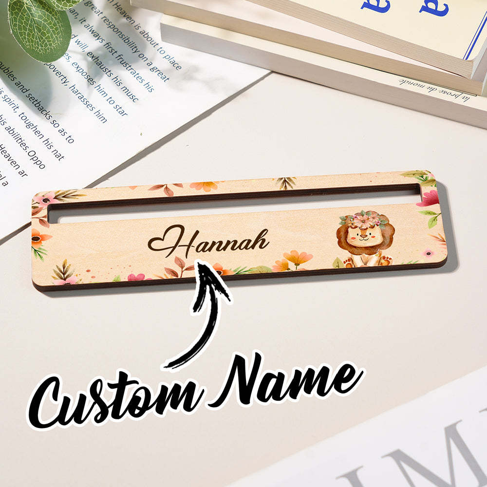 Personalized Name Reading Aid Custom Reading Aid Back To School Gift for Children - mysiliconefoodbag