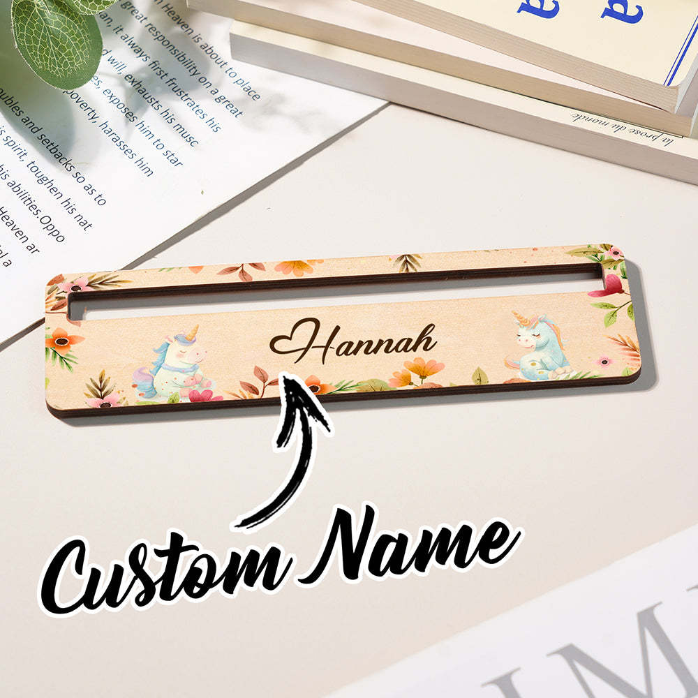 Personalized Name Reading Aid Custom Reading Aid Back To School Gift for Children - mysiliconefoodbag
