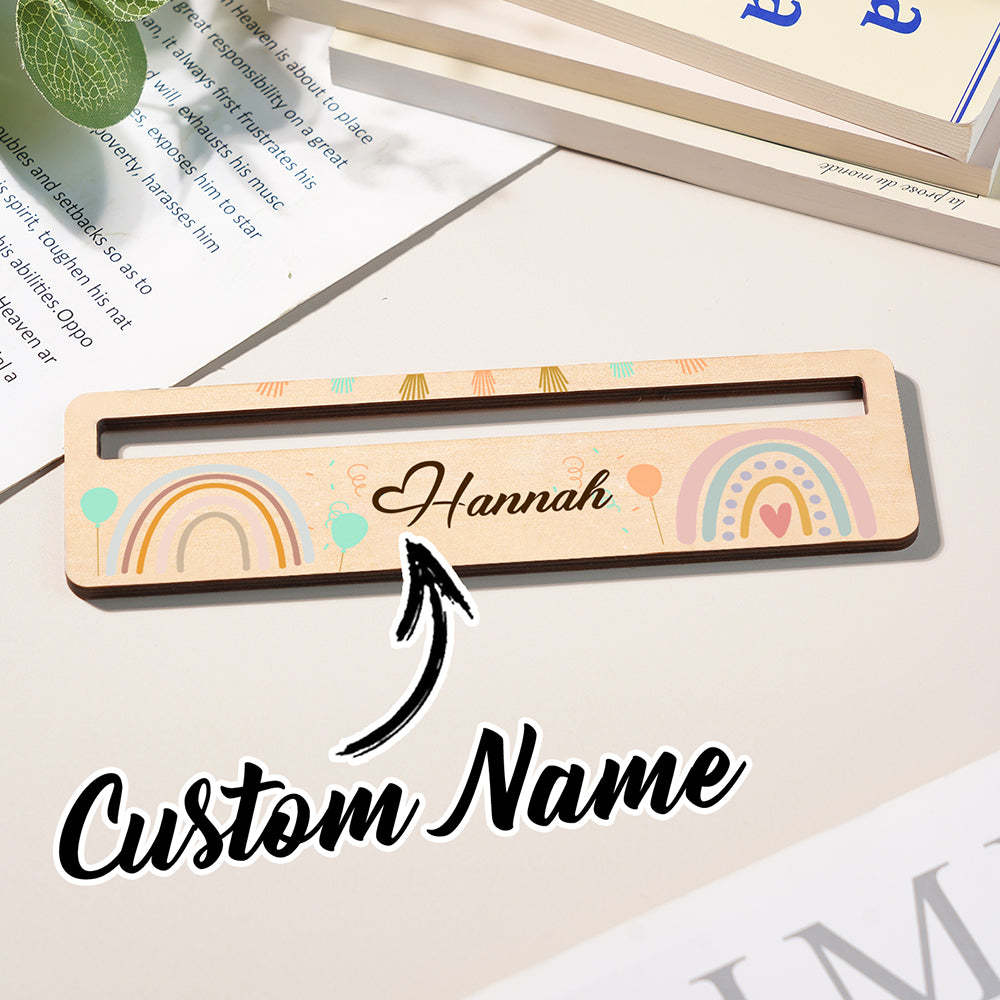 Personalized Name Reading Aid Custom Reading Aid Back To School Gift for Children - mysiliconefoodbag
