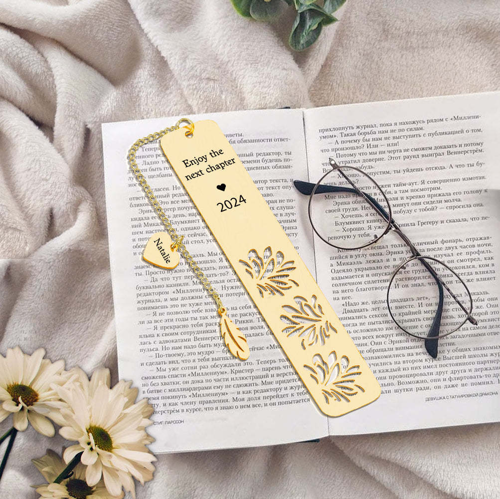 Personalized Bookmark Custom Text Bookmark Back to School Gifts for Reader - mysiliconefoodbag