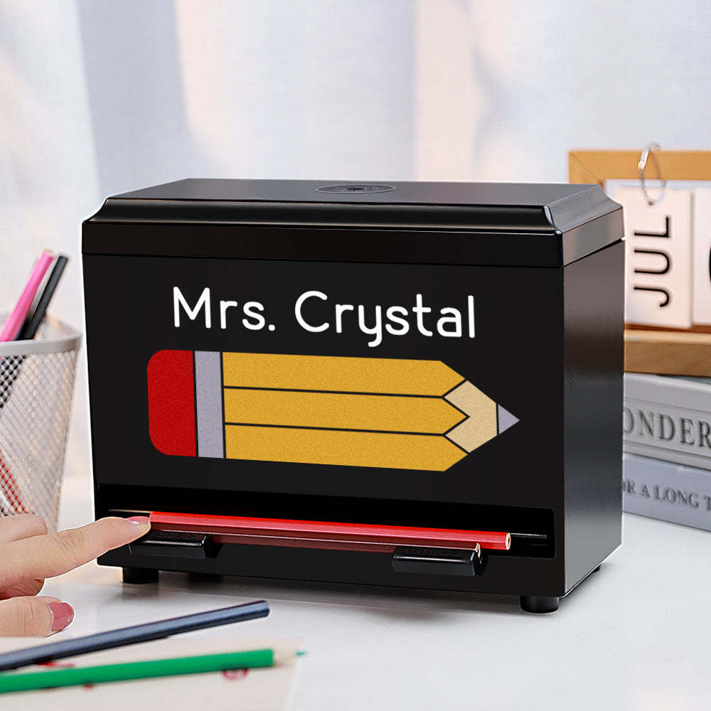 Personalized Pencil Dispenser with Name Pencil Cases Appreciation Gift for Teacher - mysiliconefoodbag