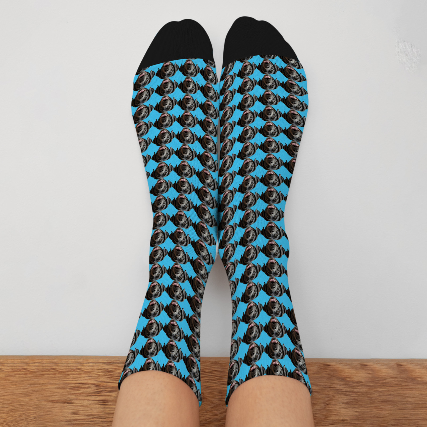 Custom Full Face Photo Printed Socks Personalized Custom Designs Best Gift Idea - mysiliconefoodbag