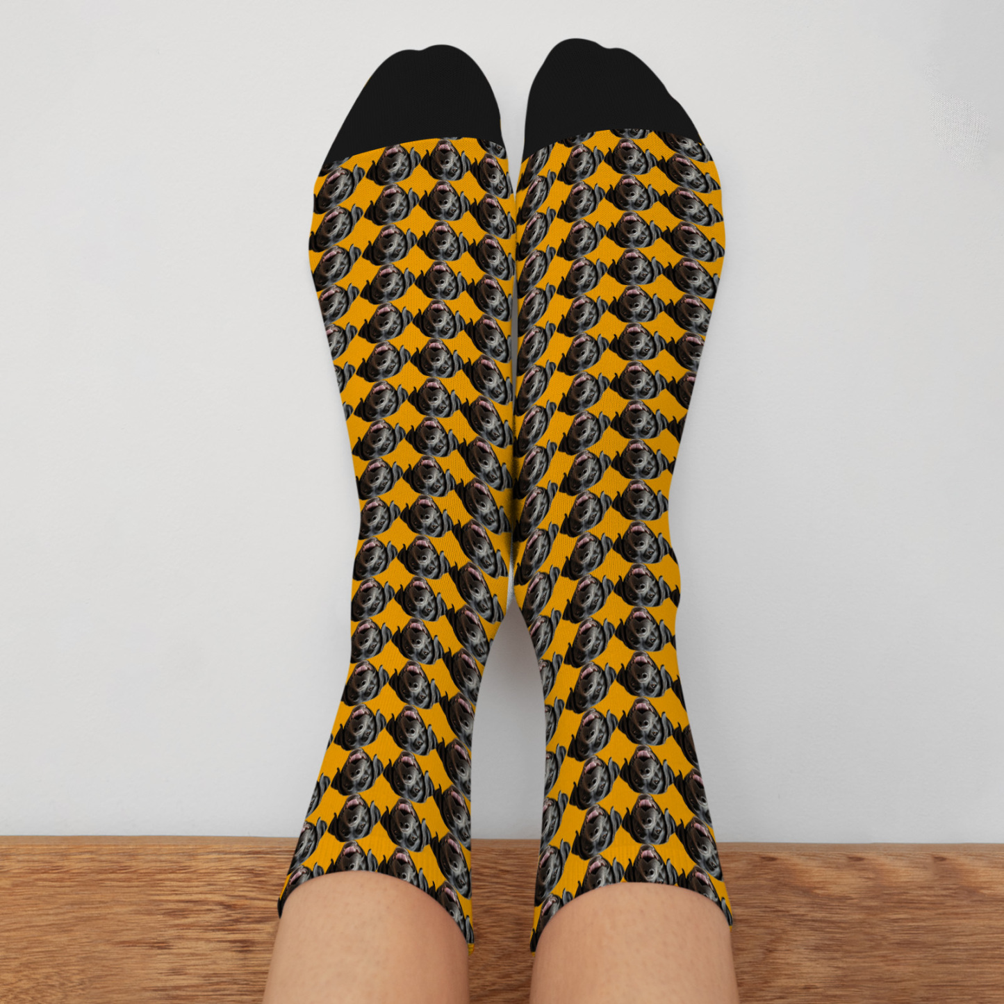 Custom Full Face Photo Printed Socks Personalized Custom Designs Best Gift Idea - mysiliconefoodbag